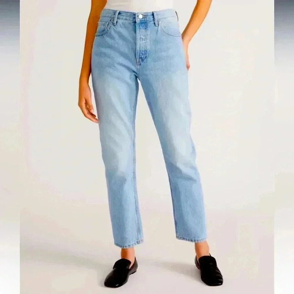 Everlane 90s Cheeky Ankle Jean in Medium Blue Size 30 - Picture 1 of 16